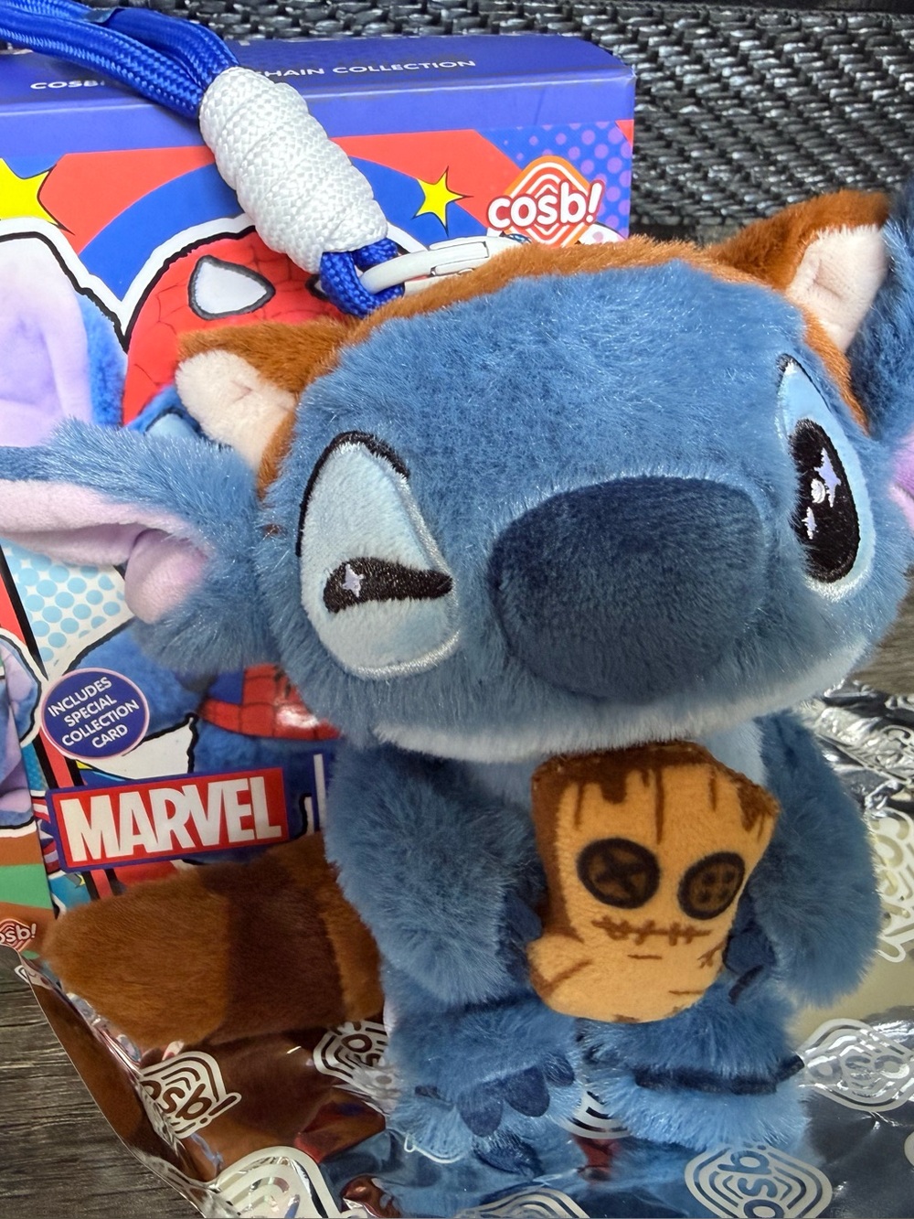Cosbi Stitch Marvel Series Confirmed Plush Pendant